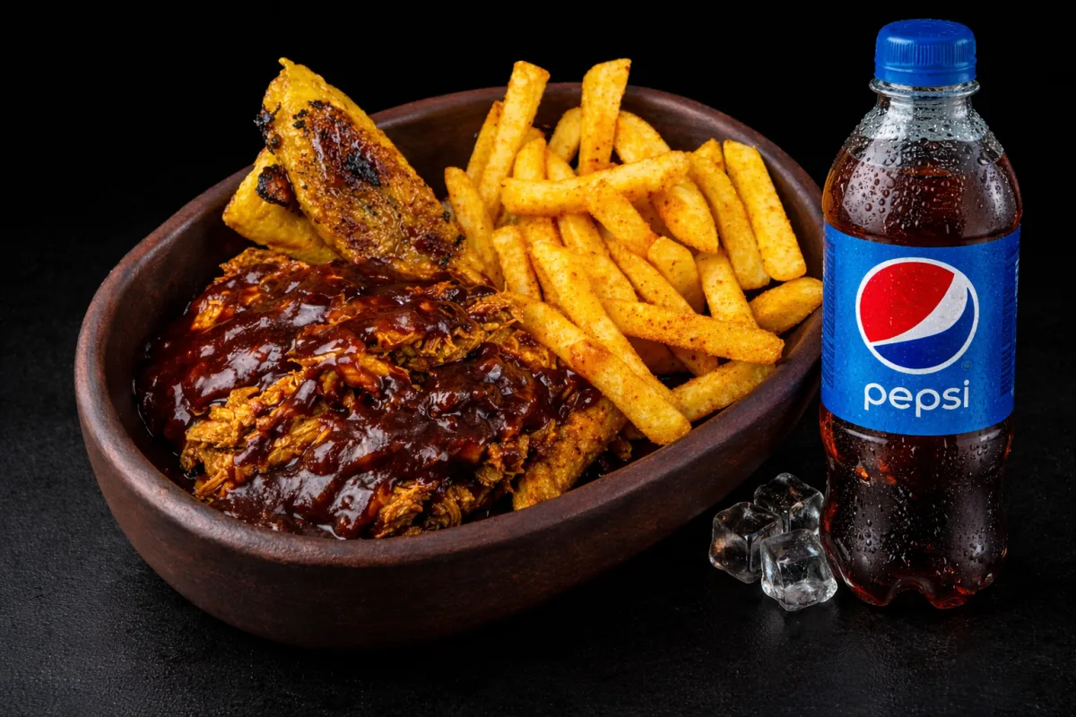 COMBO LUNCH PERSONAL - PULL CHICKEN BBQ + COLA